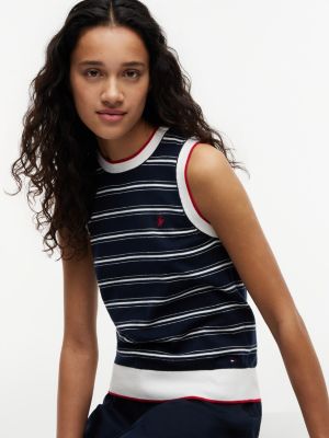 Женские свитеры Tommy Hilfiger Striped Sweater Vest — фото 3