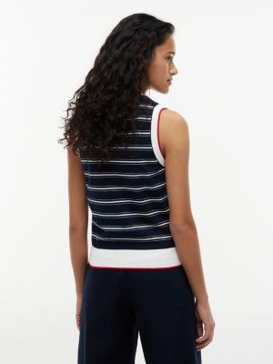 Женские свитеры Tommy Hilfiger Striped Sweater Vest — фото 4