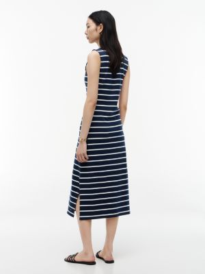 Tommy Hilfiger Sleeveless Side-Tie Boatneck Midi Dress — фото 4