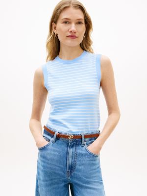 Sleeveless Crewneck Sweater