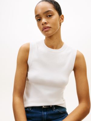 Женские свитеры Tommy Hilfiger Sleeveless Crewneck Sweater — фото 2