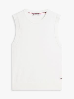 Женские свитеры Tommy Hilfiger Sleeveless Crewneck Sweater — фото 5