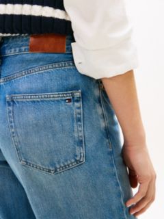 Mid-Rise Loose Straight Jean — Washed Denim 3
