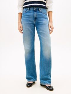 Mid-Rise Loose Straight Jean — Washed Denim 1