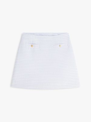Женские юбки Tommy Hilfiger Gold-Button Tweed Mini Skirt — фото 5