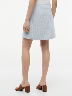 Женские юбки Tommy Hilfiger Gold-Button Tweed Mini Skirt — фото 4