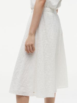 Tommy Hilfiger Embroidered Eyelet Midi Skirt — фото 3