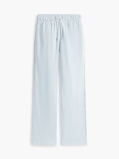 Brushed-Back Wide Leg Sweatpant — Breezy Blue 3