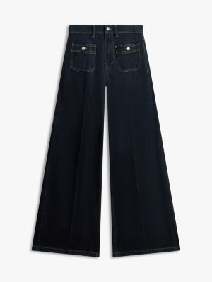 Женские джинсы Tommy Hilfiger High-Rise Stretch Wide Leg Utility Jean — фото 5