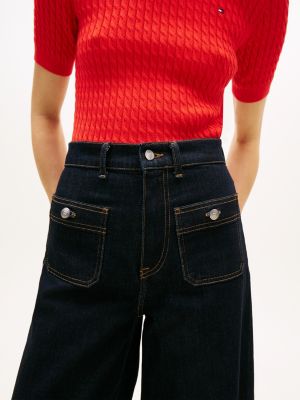 Женские джинсы Tommy Hilfiger High-Rise Stretch Wide Leg Utility Jean — фото 3
