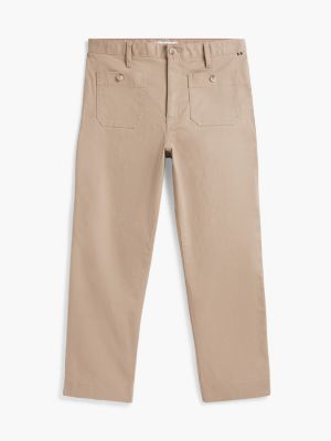 Женские брюки Tommy Hilfiger Stretch-Cotton Pocket Pant — фото 5