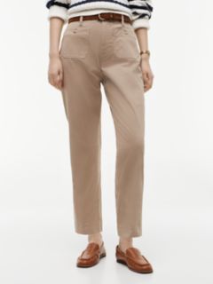 Stretch-Cotton Pocket Pant — Beige 2