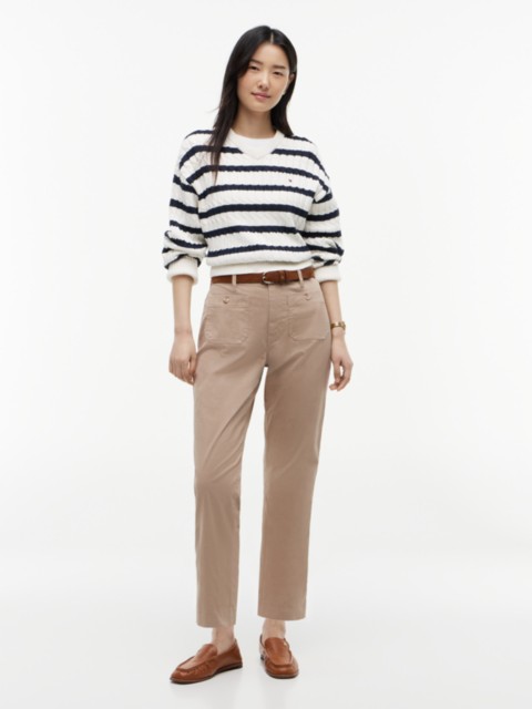 Женские брюки Tommy Hilfiger Stretch-Cotton Pocket Pant