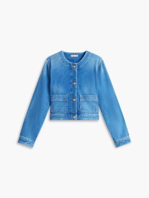 Женские куртки Tommy Hilfiger Medium Wash Denim Lady Jacket — фото 2