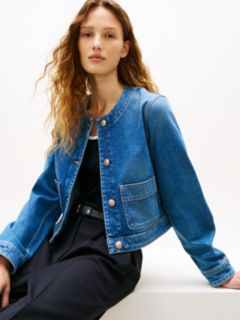 Medium Wash Denim Lady Jacket — Mid Blue 3