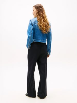 Женские куртки Tommy Hilfiger Medium Wash Denim Lady Jacket — фото 5