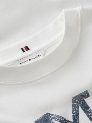 Женские футболки Tommy Hilfiger Relaxed Fit Varsity Crest Logo T-Shirt — фото 6