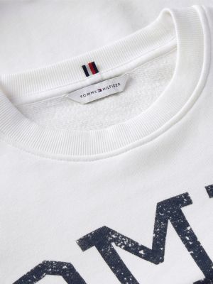 Женские худи Tommy Hilfiger Drawcord Varsity Crest Logo Sweatshirt — фото 6