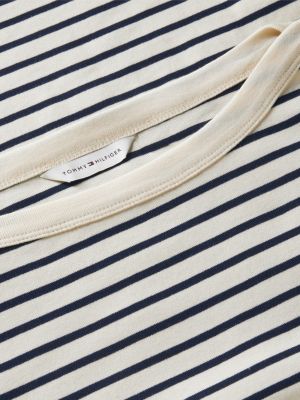 Женские футболки Tommy Hilfiger Nautical Gold-Button Boatneck T-Shirt — фото 6
