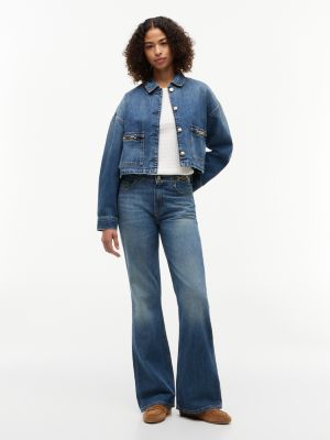Женские куртки Tommy Hilfiger Cropped Denim Jacket — фото 2