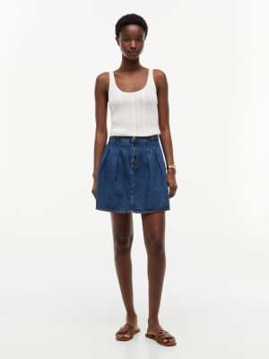 Tommy Hilfiger Pleated Denim Skirt — фото 2