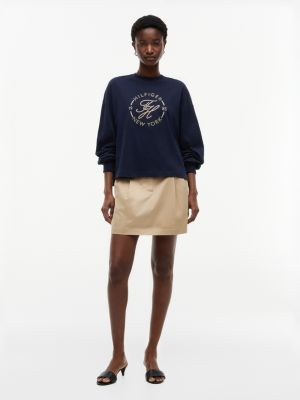 トップス caaa Long-Sleeve Nautical Monogram T-Shirt | Tommy Hilfiger
