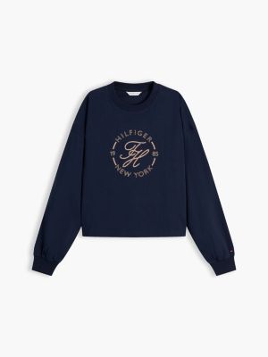 Женские футболки Tommy Hilfiger Long-Sleeve Nautical Monogram T-Shirt — фото 4