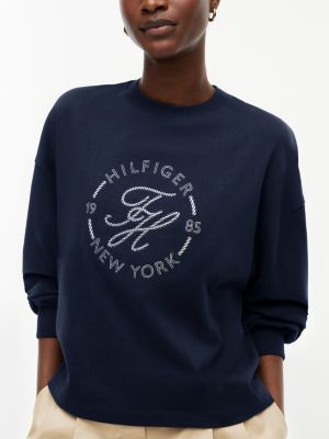 Женские футболки Tommy Hilfiger Long-Sleeve Nautical Monogram T-Shirt — фото 3