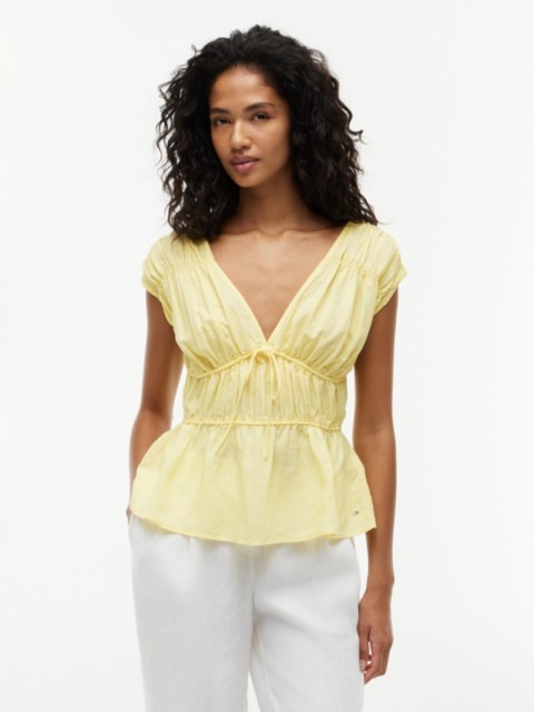 Женские топы Tommy Hilfiger Sleeveless Smocked Top
