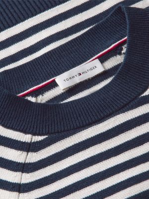 Женские свитеры Tommy Hilfiger Oversized Fit Striped Raglan Sweater — фото 6