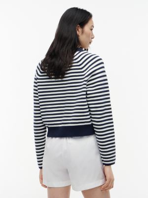 Женские свитеры Tommy Hilfiger Oversized Fit Striped Raglan Sweater — фото 4
