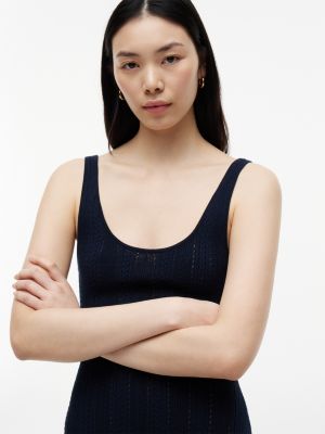 Tommy Hilfiger Cable Knit Pointelle Midi Tank Dress — фото 2