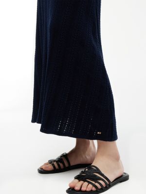 Tommy Hilfiger Cable Knit Pointelle Midi Tank Dress — фото 3