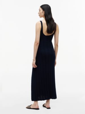 Tommy Hilfiger Cable Knit Pointelle Midi Tank Dress — фото 4