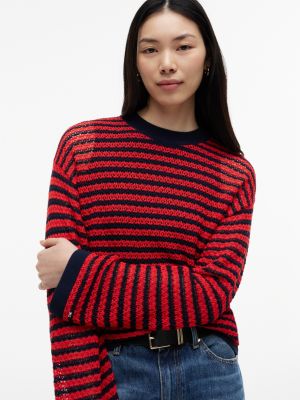 Женские свитеры Tommy Hilfiger Relaxed Striped Pointelle Sweater — фото 3