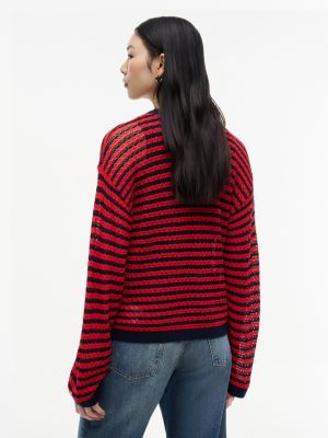 Женские свитеры Tommy Hilfiger Relaxed Striped Pointelle Sweater — фото 4