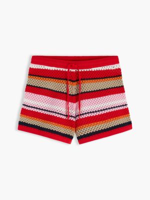 Женские брюки Tommy Hilfiger Striped Crochet Pull-On Short — фото 5