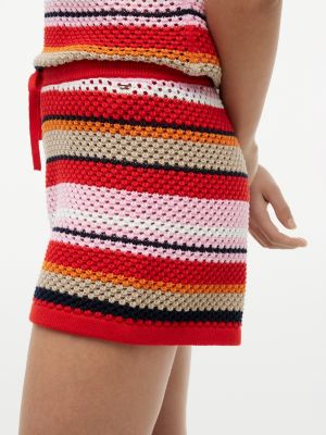 Женские брюки Tommy Hilfiger Striped Crochet Pull-On Short — фото 3