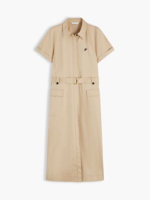 Tommy Hilfiger Belted Utility Midi Shirtdress — фото 5