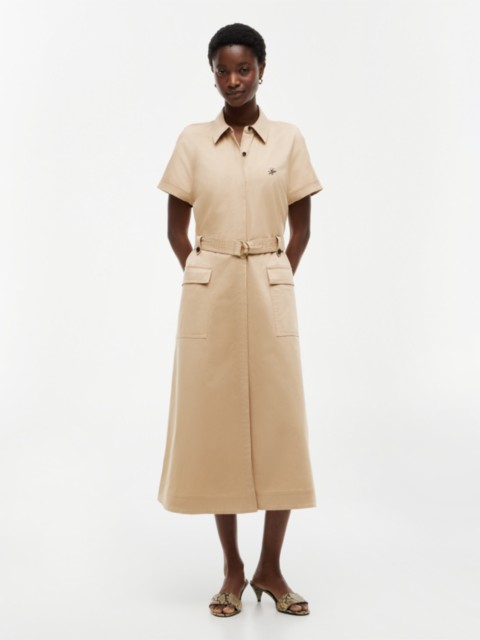 Tommy Hilfiger Belted Utility Midi Shirtdress