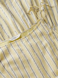 Tiered Seersucker Midi Dress — Stripe Citronella 6