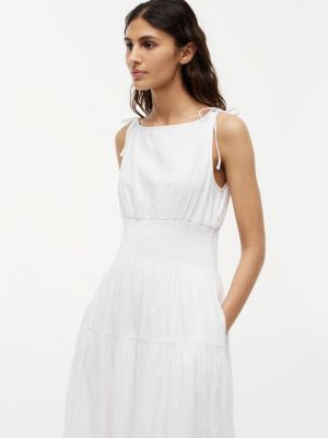 Tommy Hilfiger Tiered Seersucker Midi Dress — фото 2