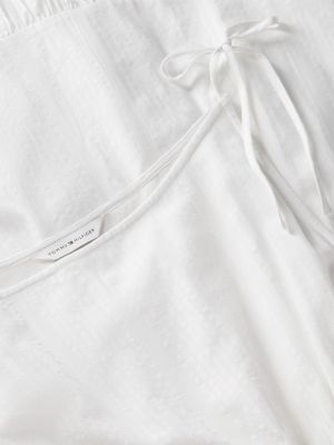 Tommy Hilfiger Tiered Seersucker Midi Dress — фото 6