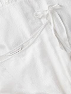 Tiered Seersucker Midi Dress — Ecru 6