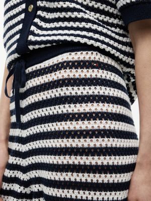 Женские брюки Tommy Hilfiger Striped Crochet Pull-On Pant — фото 3