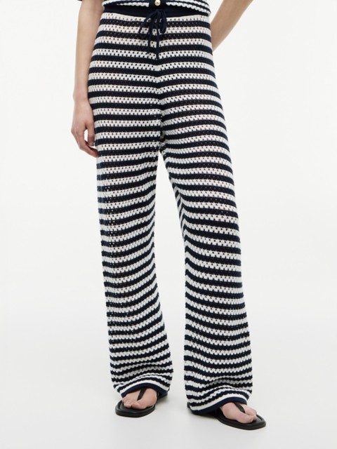 Женские брюки Tommy Hilfiger Striped Crochet Pull-On Pant