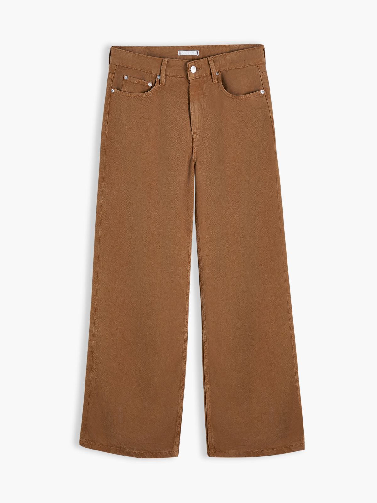 Low-Rise Wide Leg Jean — Desert Khaki