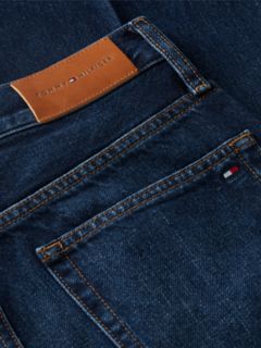 High-Rise Straight Jean — Dark Wash Denim 10