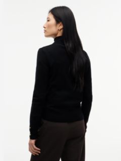 Merino Wool Turtleneck Sweater — Black 4