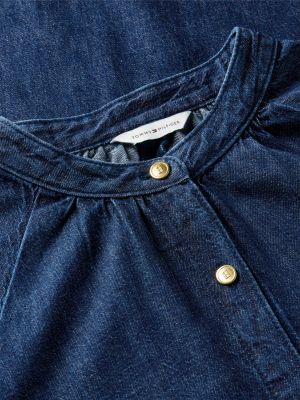Tommy Hilfiger Belted Denim Midi Dress — фото 6